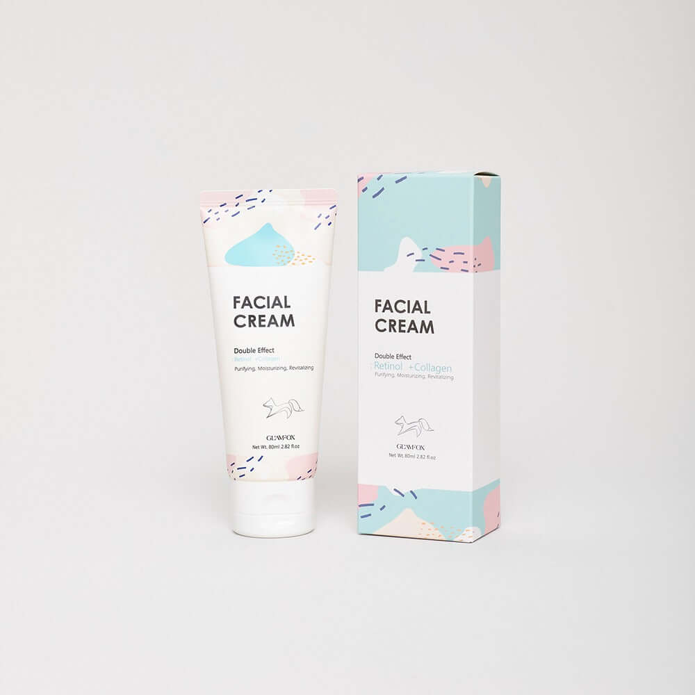 GLAMFOX Facial Cream Double Effect Retinol + Collagen 80ml