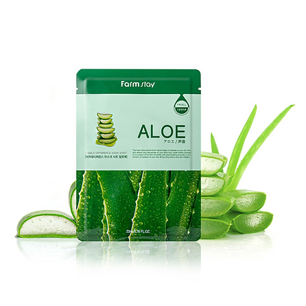 FARMSTAY Visible Difference Mask Sheet Aloe 23ml