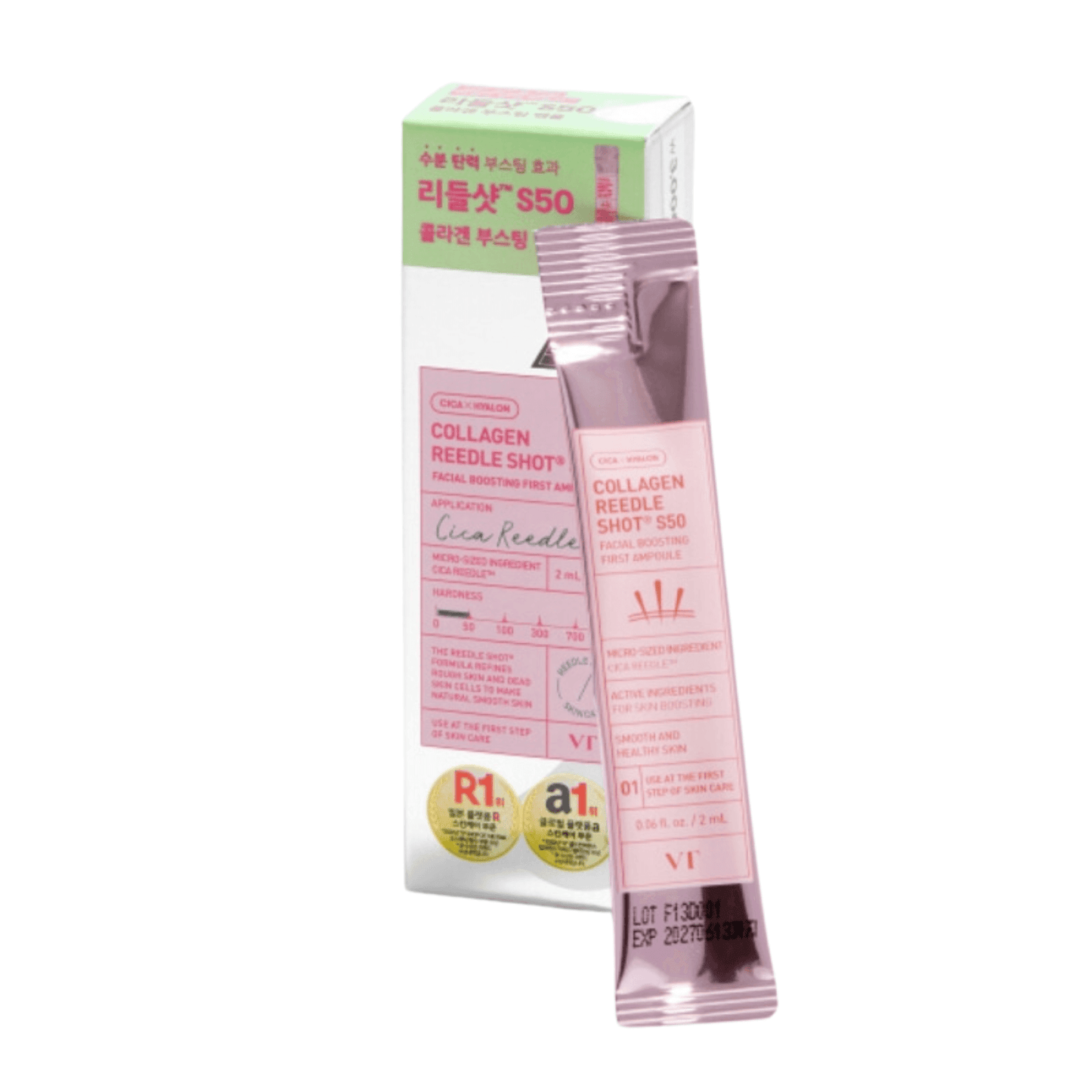 VT Collagen Reedle Shot S50 Facial Boosting First Ampoule 2ml x 6ea (1 Box)