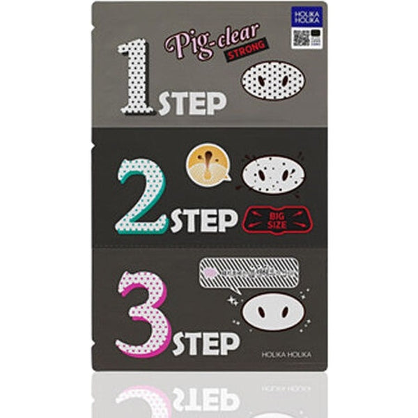 Holika Holika Pig Nose Clear Blackhead Strong 3-Step Kit 14g