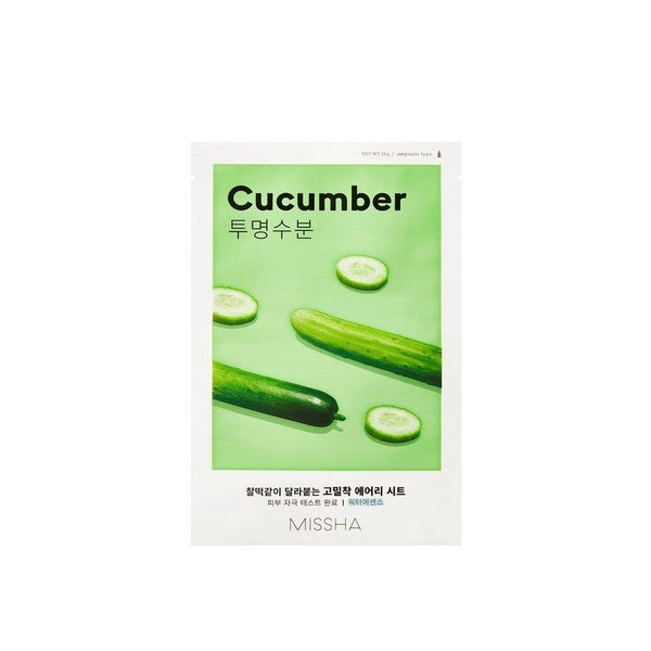 Missha Airy Fit Sheet Mask 19g - Cucumber