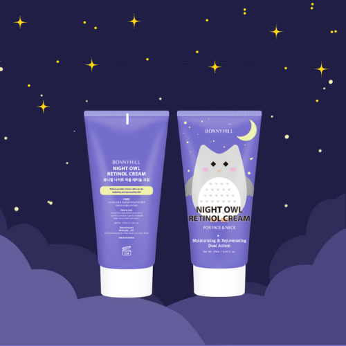 BONNYHILL Night Owl Retinol Cream For Face & Neck 170ml