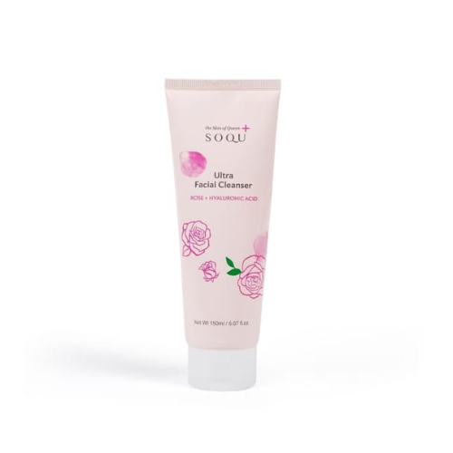 SOQU Ultra Facial Cleanser Rose + Hyaluronic Acid 150ml