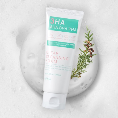 ESFOLIO 3HA Clear Cleansing Foam 100ml