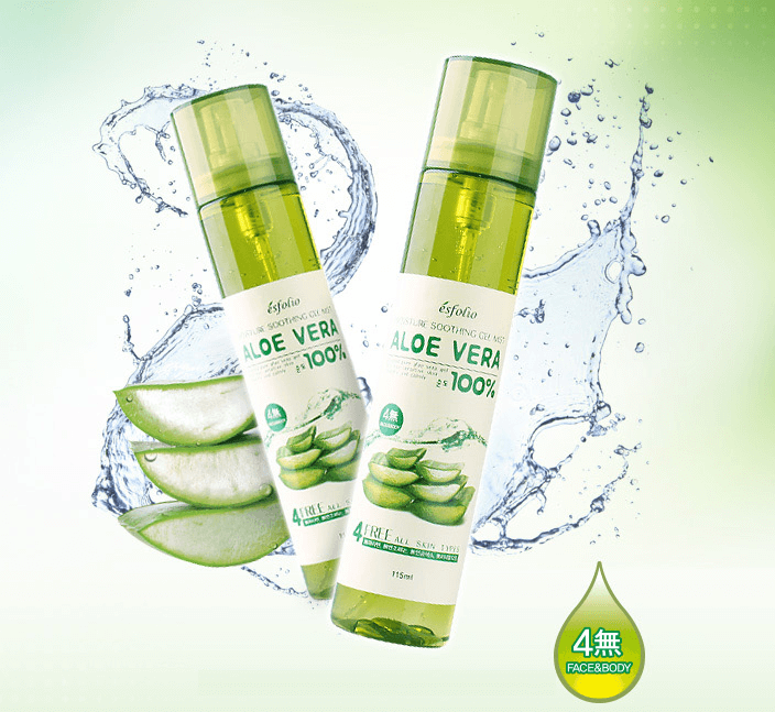 ESFOLIO Moisture Soothing Gel Mist Aloe Vera 90% 120ml