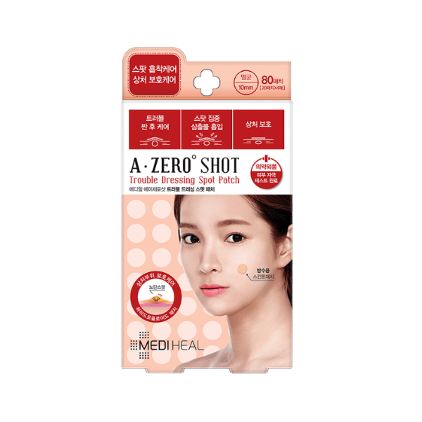 MEDIHEAL A-Zero Shot Trouble Dressing Spot Patch 1 Pack (80pcs)