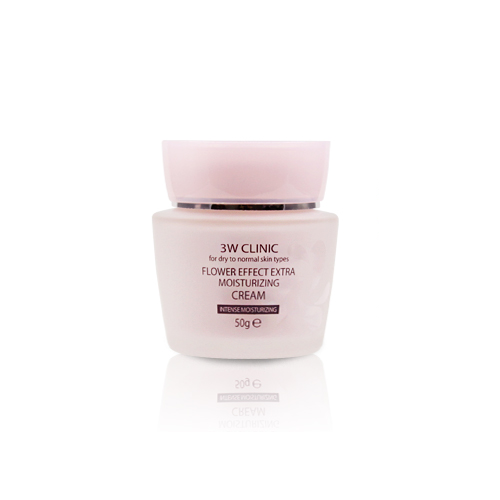 3W CLINIC Flower Effect Extra Moisturising Cream 50g