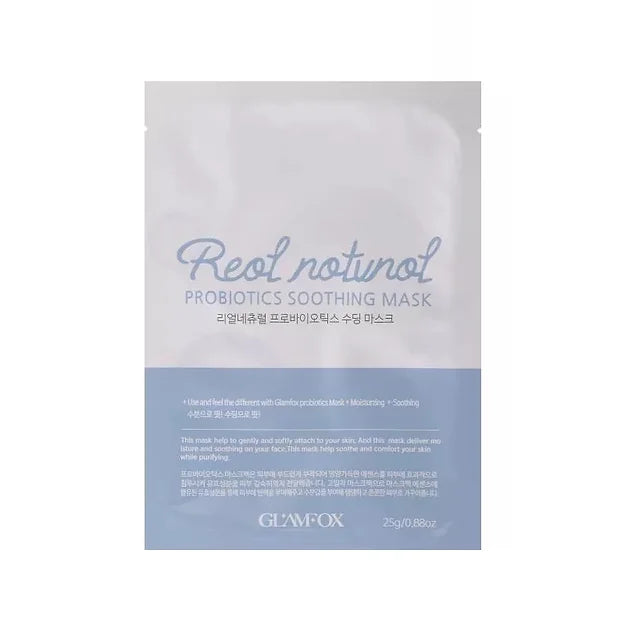 GLAMFOX Real Natural Probiotics Soothing Mask 25g