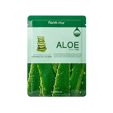 FARMSTAY Visible Difference Mask Sheet Aloe 23ml