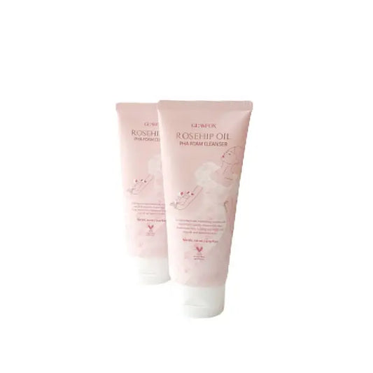 GLAMFOX Rosehip Oil PHA Foam Cleanser 120ml