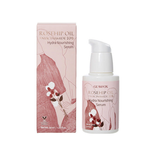 GLAMFOX Rosehip + Niacinamide 10% Hydra Nourishing Serum 50ml