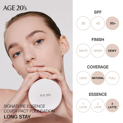 AGE 20's Signature Essence Cover Pact Long Stay #13 Ivory