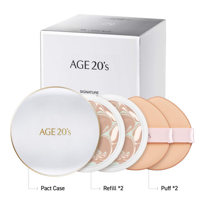 AGE 20's Signature Essence Cover Pact Long Stay #13 Ivory