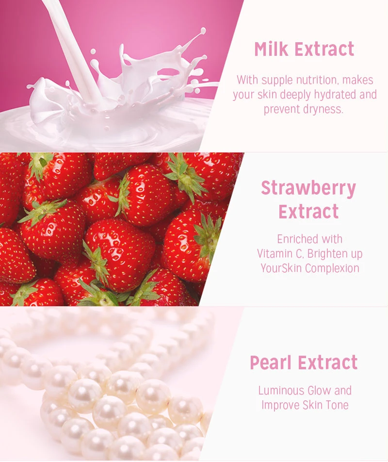 A'PIEU Stawberry Milk One-Pack Face Mask Sheet 21g