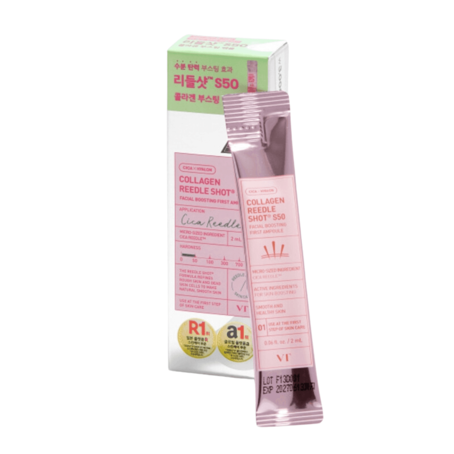 VT Collagen Reedle Shot S50 Facial Boosting First Ampoule 2ml x 6ea (1 Box)