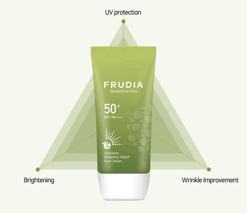 FRUDIA Avocado Greenery Relief Sun Cream SPF50+ 50g