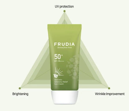 FRUDIA Avocado Greenery Relief Sun Cream SPF50+ 50g