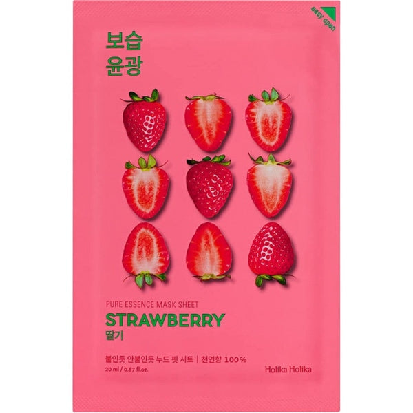 Holika Holika Pure Essence Mask Sheet 20ml - Strawberry