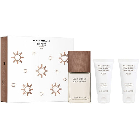Issey Miyake L'Eau d'Issey pour Homme Vétiver Gift Set 50ml EDT + 2 x 50ml Shower Gel
