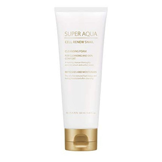 Missha Super Aqua Cell Renew Snail Cleansing Face Foam 100ml
