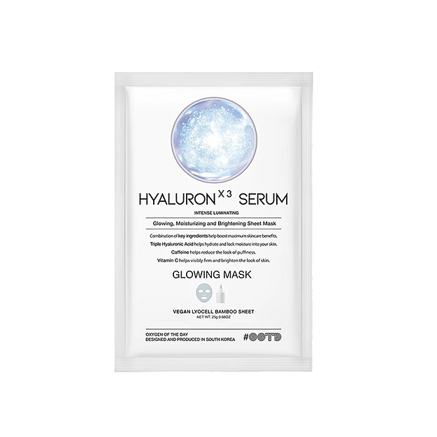 OOTD Hyaluron x3 Serum Glowing Mask 25g