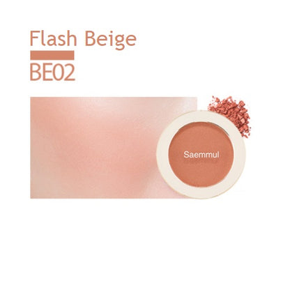 THE SAEM Saemmul Single Blusher #BE02 Flash Beige 5g *EXPIRY DATE