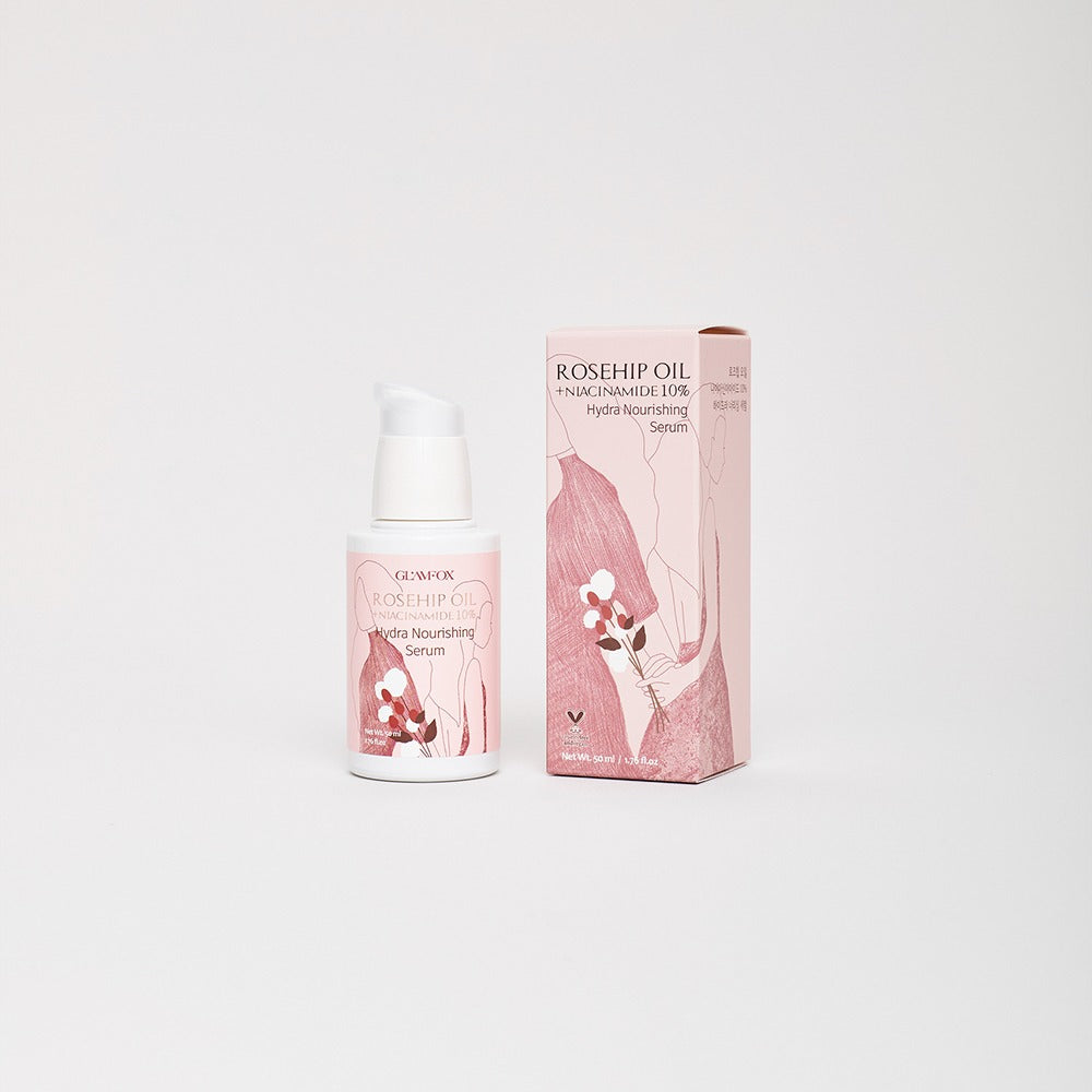 GLAMFOX Rosehip + Niacinamide 10% Hydra Nourishing Serum 50ml