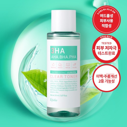 ESFOLIO 3HA Clear Toner 150ml