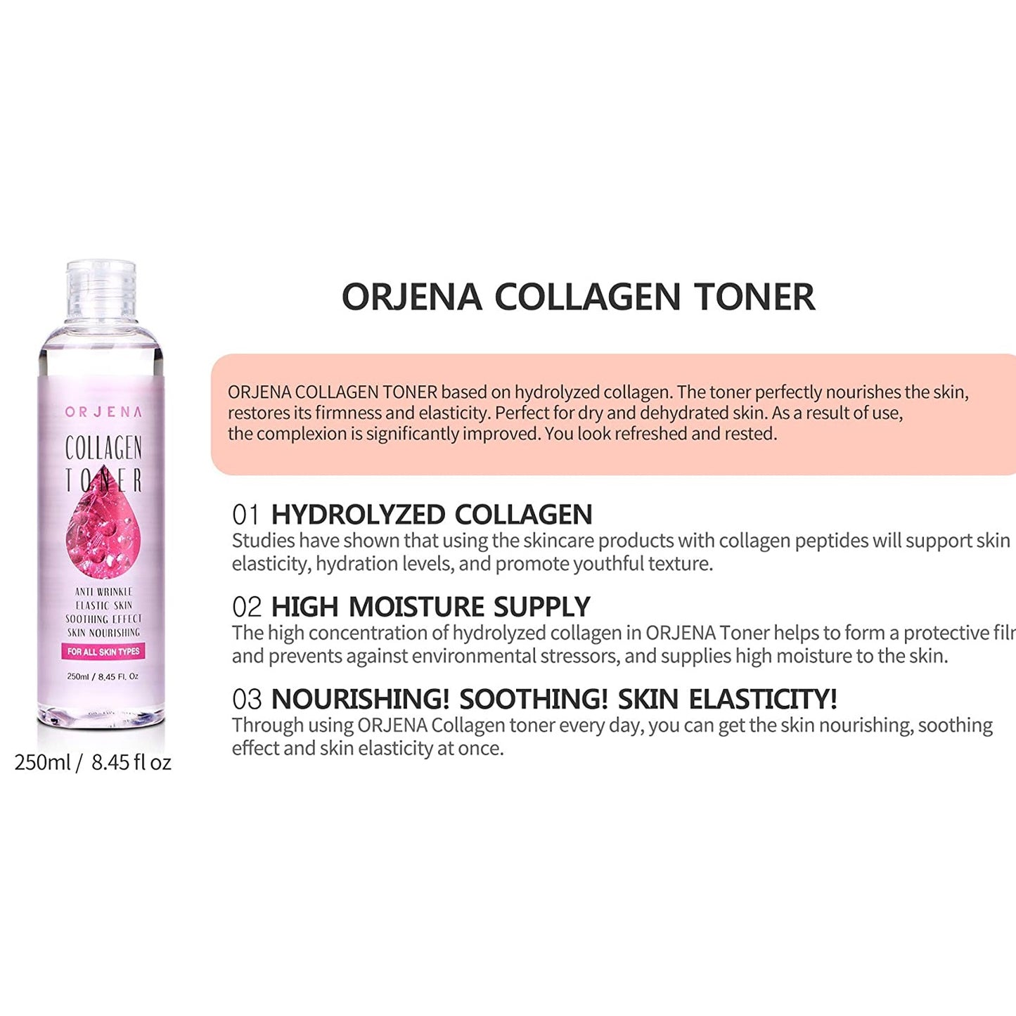 ORJENA Collagen Toner 250ml