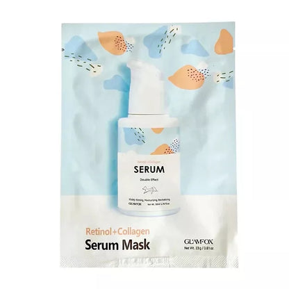 GLAMFOX Retinol + Collagen Serum Mask 23g