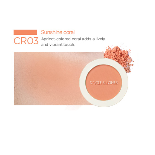 THE SAEM Saemmul Single Blusher #CR03 Sunshine Coral 5g